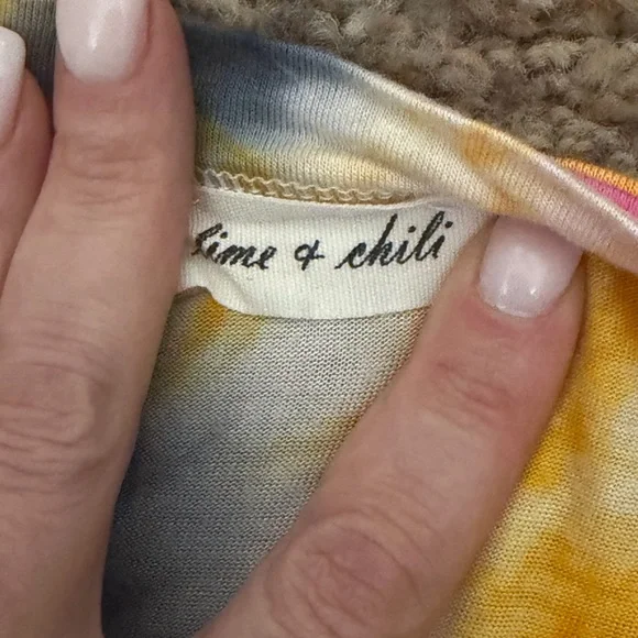 EUC - Lime & Chili - Tie-Dye Two-Piece Lounge Set - Woman's XS - Picture 2 of 2